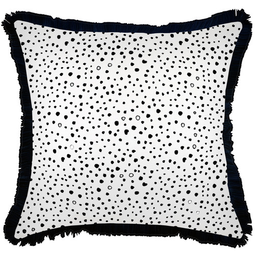 Escape to Paradise Black Coastal Fringe Lunar Square Outdoor